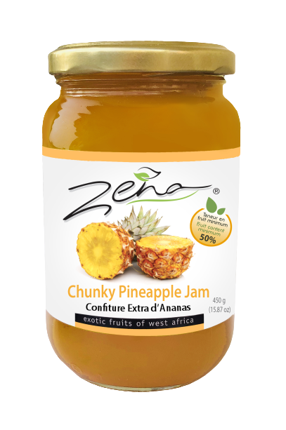 Confiture d’ananas Zena 430g disponible à Dakar sur Dialy