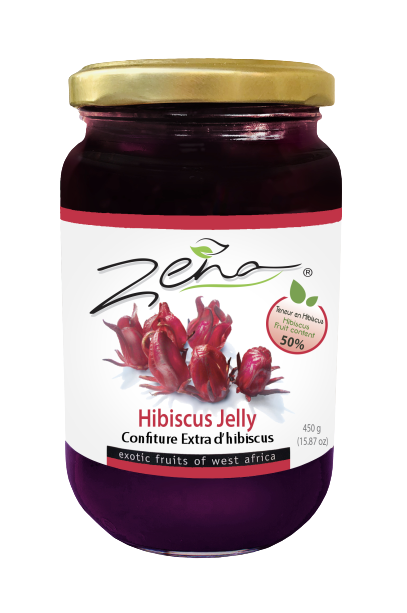 Confiture de bissap Zena 430g disponible à Dakar sur Dialy