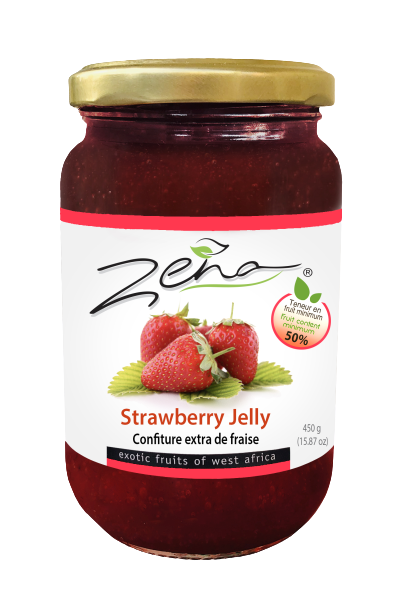 Confiture de fraise Zena 430g disponible à Dakar sur Dialy