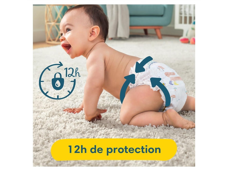 PAMPERS - Premium Protection, Taille 2 (4- 8kg) - 114 Couches