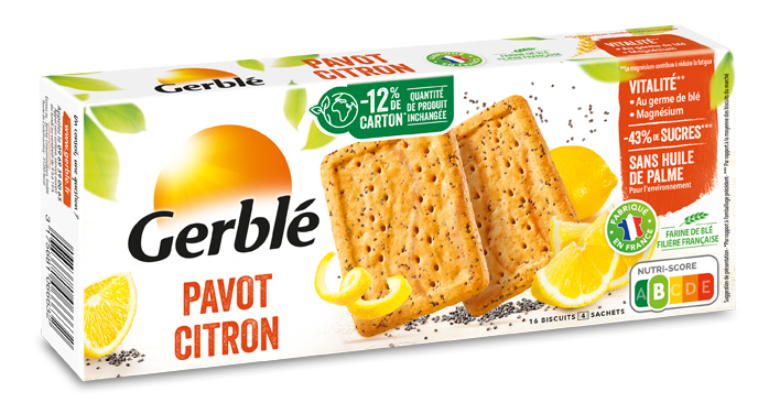 Gerble – Biscuit Pivot Citron – 200 g