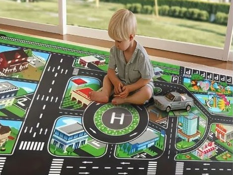 Tapis de Jeu Interactif de Circulation Urbaine pour Jeunes