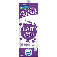 JAOUDA-lait sans lactose et sans gluten-1L