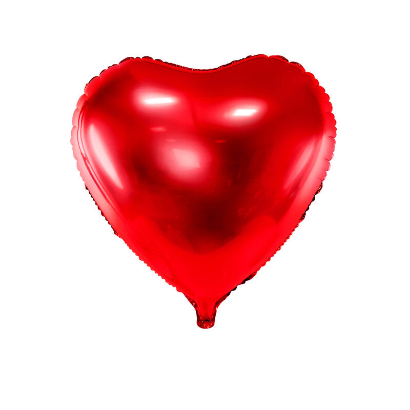 Ballon Mignon en Forme de Cœur Rouge – Gonflable pour Décoration de Fête