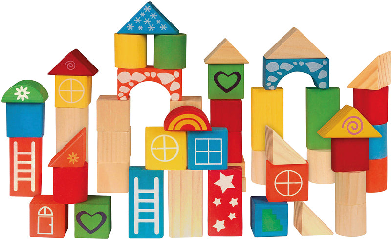 Baril de Construction Bois 60 Pièces Circuit Train Enfant 3 Ans Kit Jouet Éveil Durable