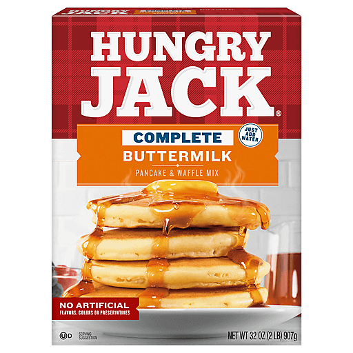 Hungry Jack – Préparation Complète Buttermilk Pancakes & Gaufres – 907 g