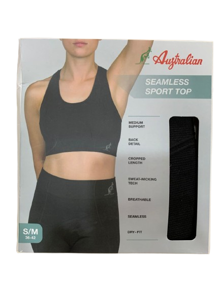 AUSTRALIAN-Brassiére de sport Noir