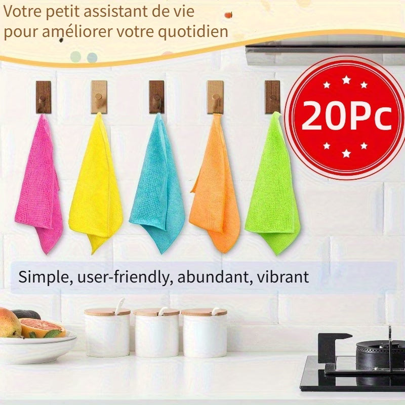 chiffons de nettoyage Épais et Absorbants pour Cuisine, 12pcs