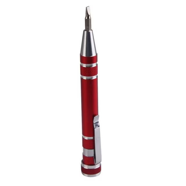 Ensemble de Tournevis de Précision – Kit 8 Embouts Torx (Étoilés) – Outil de Poche 8 en 1