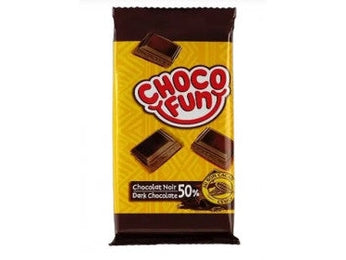 Chocofun tablette de chocolat  100G noir 50%