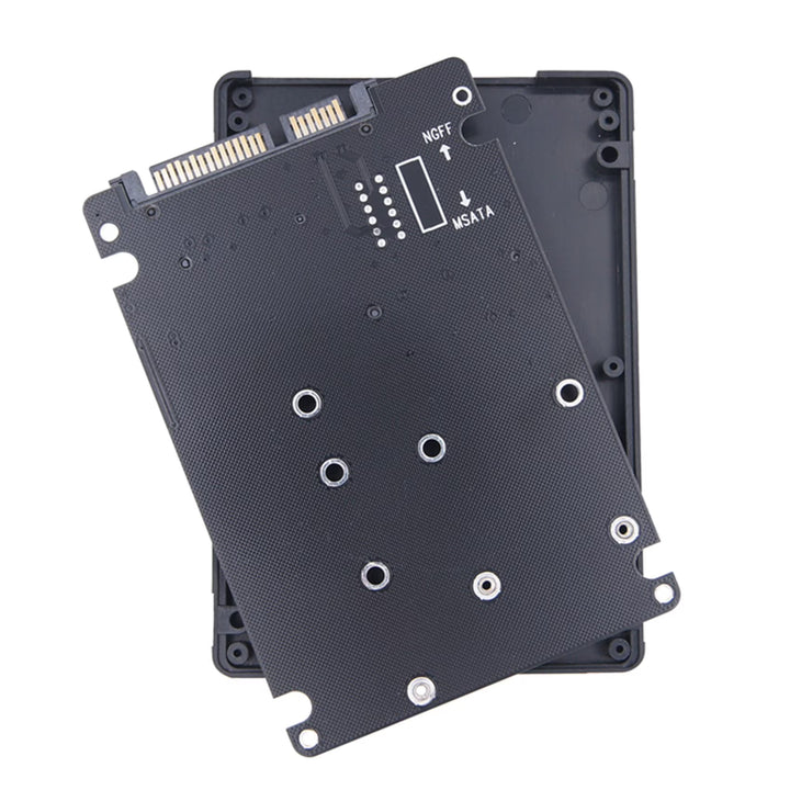 Adaptateur M.2 NGFF / mSATA SSD vers SATA 3.0 – Convertisseur 2 en 1