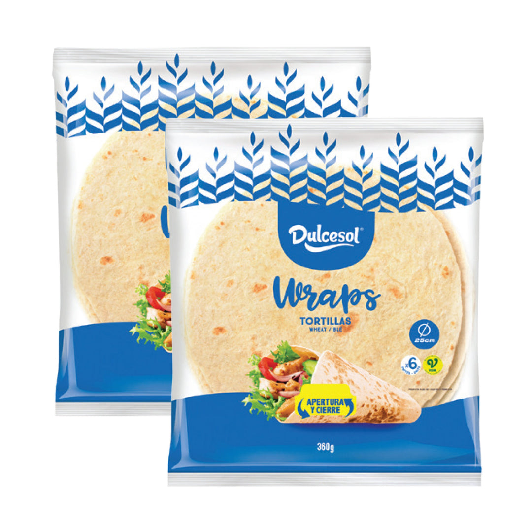 DULCESO - Tortilla Wraps vegan 25cm - 48g