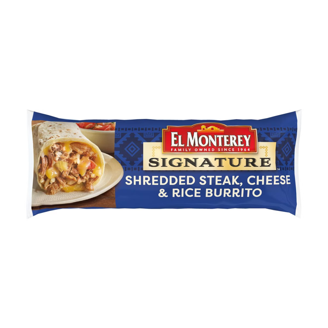 El Monterey – Signature - Burrito Steak & Cheese Effiloché – 136 g