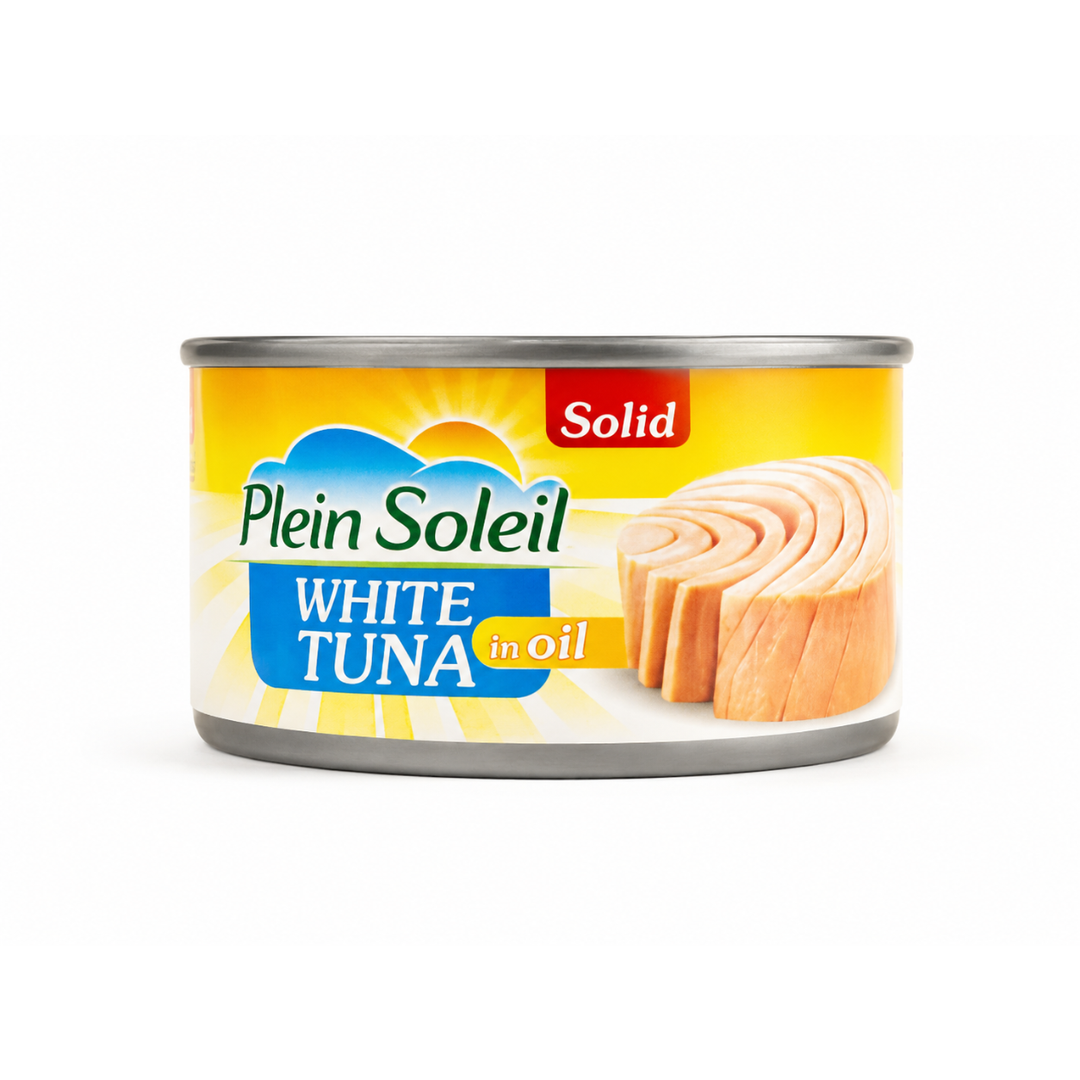 Plein Soleil - Thon Blanc Naturel à l'Huile en Conserve – 185 g