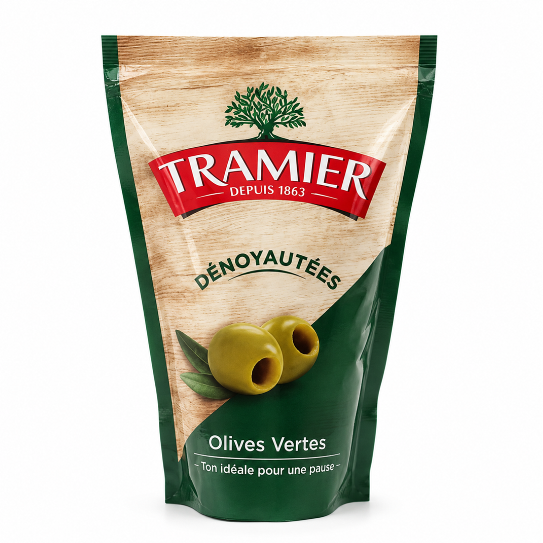 Tramier – Olives Vertes Dénoyautées – 230 g