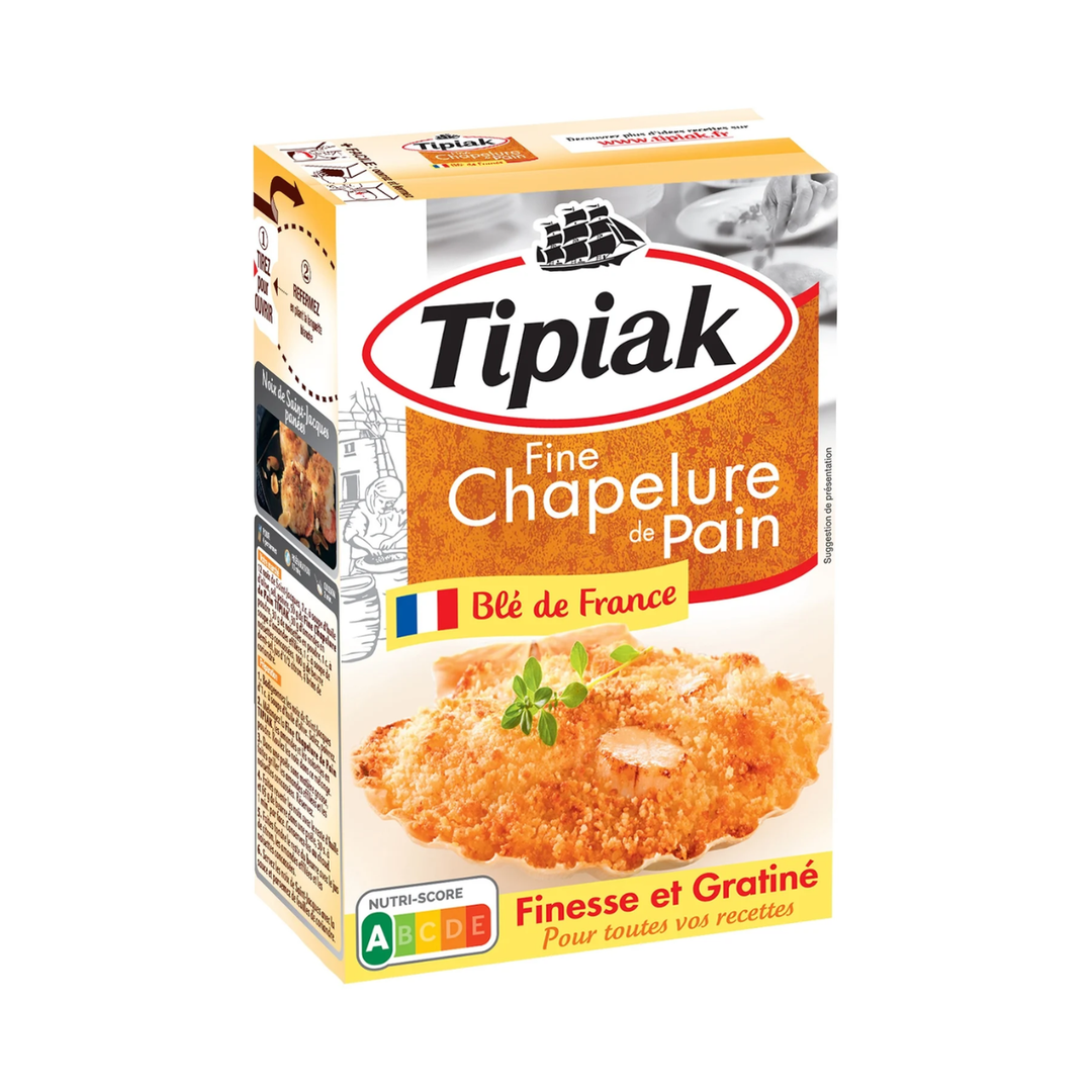 TIPIAK – Chapelure Fine de Pain – 250 g