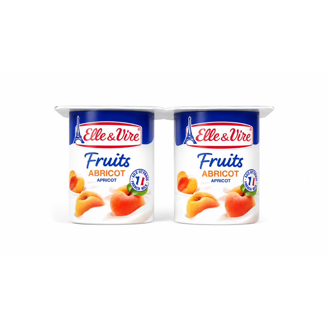 ELLE & VIRE – Yaourt à l'Abricot – 125 g