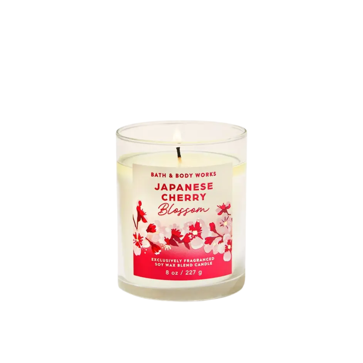 Bath & Body Works – Bougie Parfumée - Japanese Cherry Blossom – 227 g