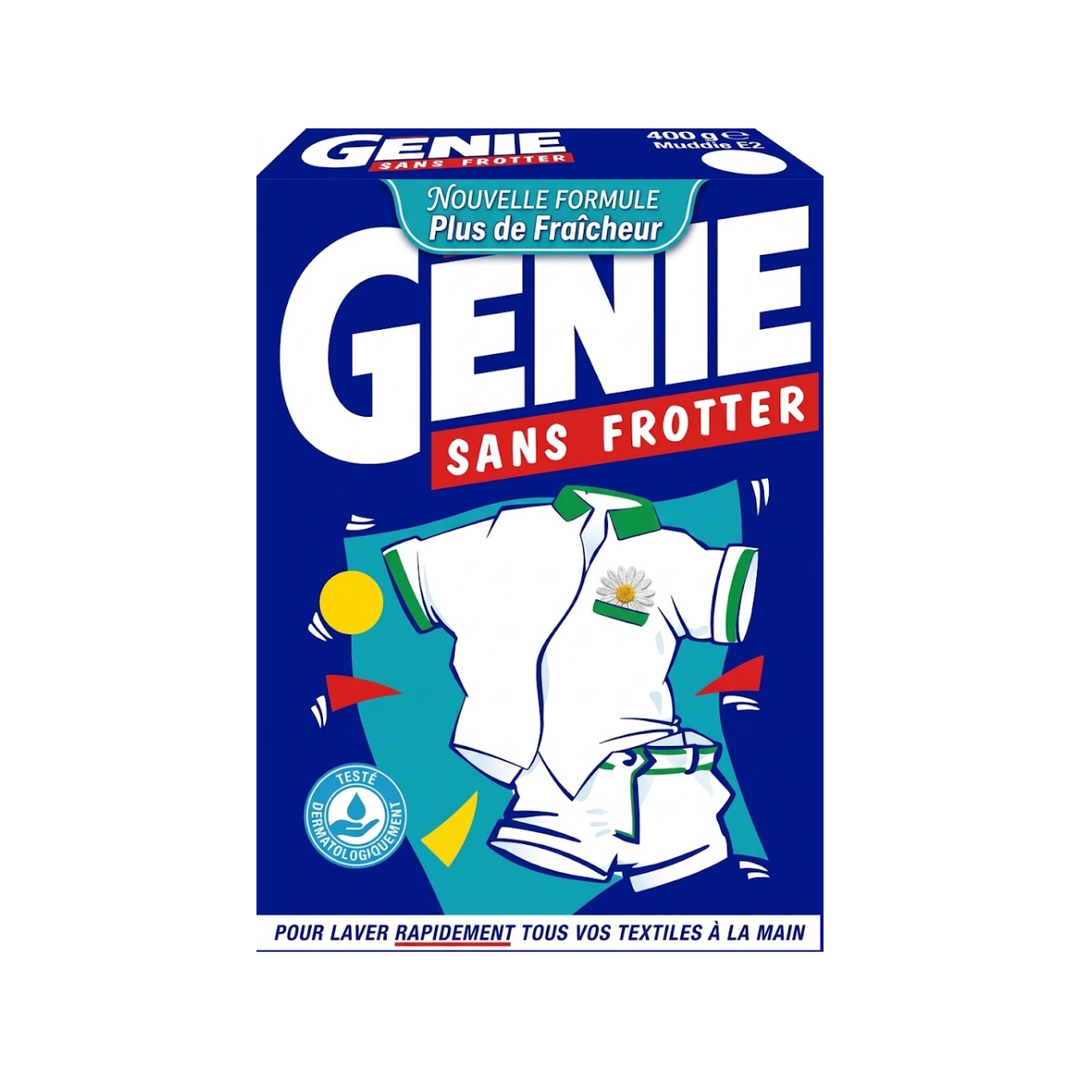 Genie – Lessive en Poudre – 450 g