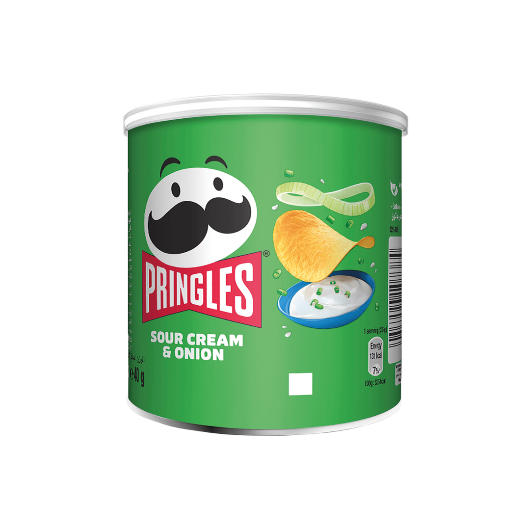 PRINGLES – Chips Saveur Crème & Oignon – 40 g
