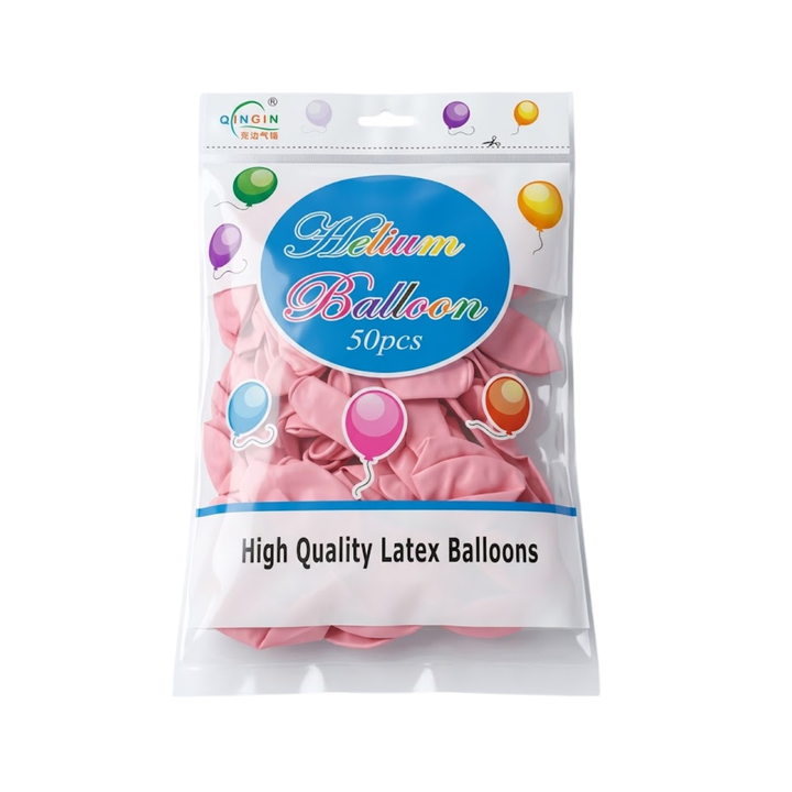 Ballons d’Anniversaire en Latex – Lot de 50 Pièces