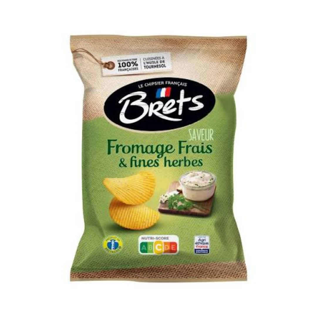 Brets – Chips Saveur Fromage Frais & Fines Herbes – 125 g