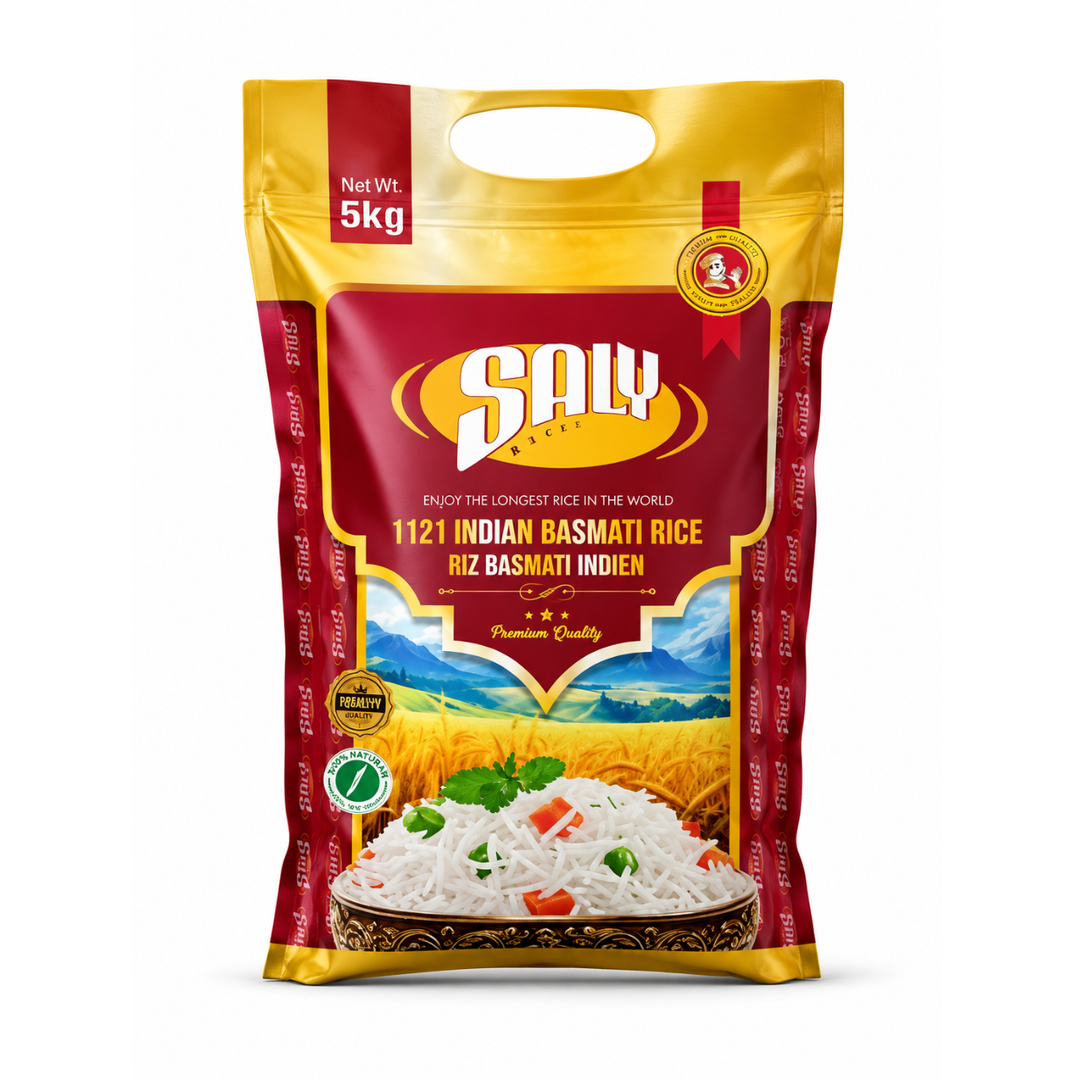 Saly - Riz Basmati Indien 1121 - 5 Kg