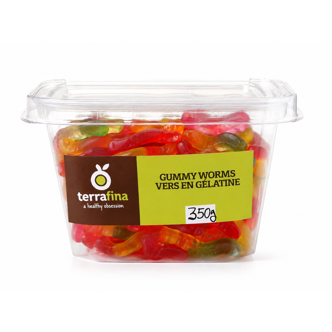 TerraFina - Gummy Worms - Vers en Gelatine de Bœuf - 350 g
