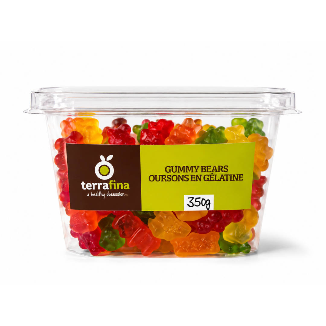 TerraFina - Gummy Bears - Oursons en Gelatine  de Bœuf - 350 g