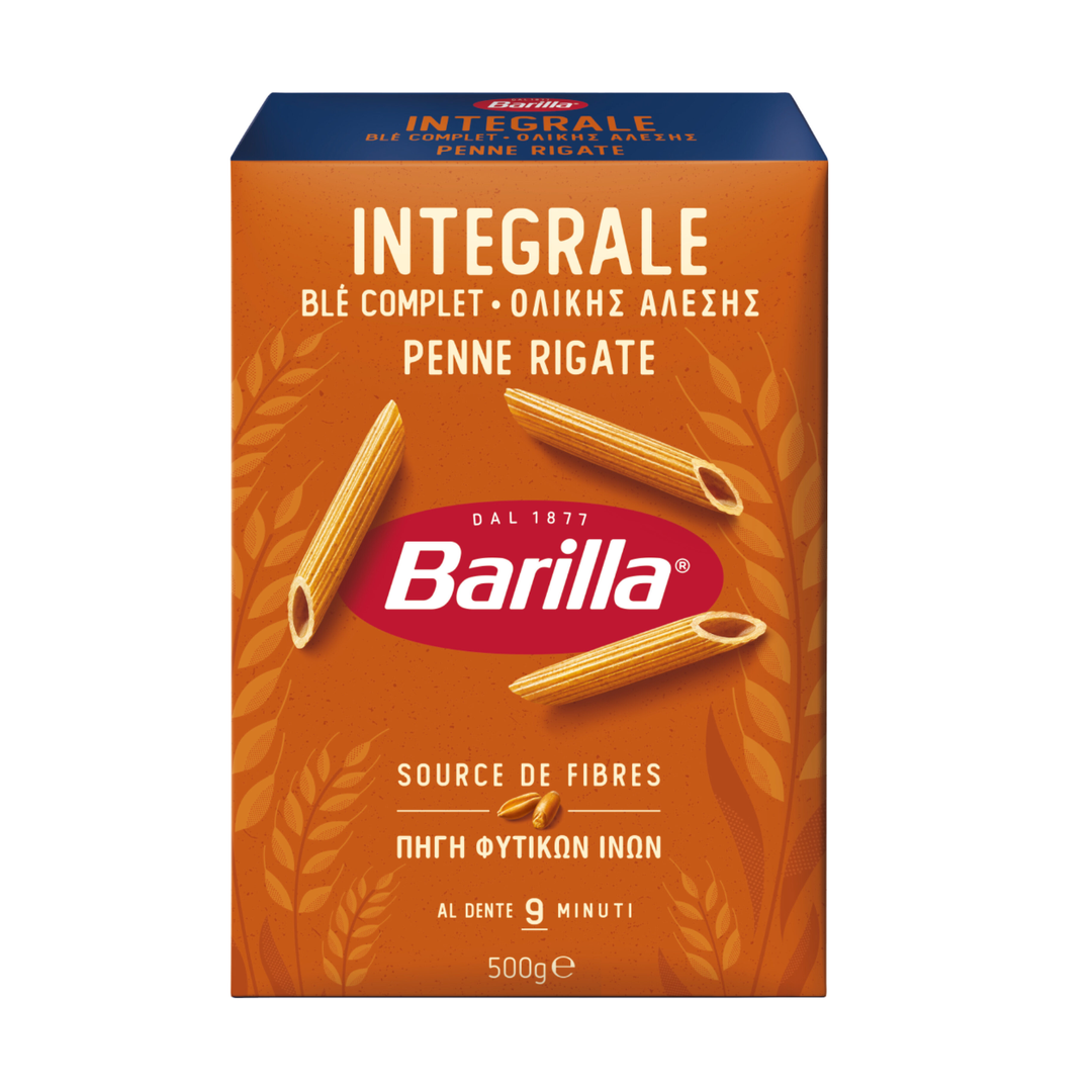 Barilla – Penne Rigate Blé Complet – 500 g