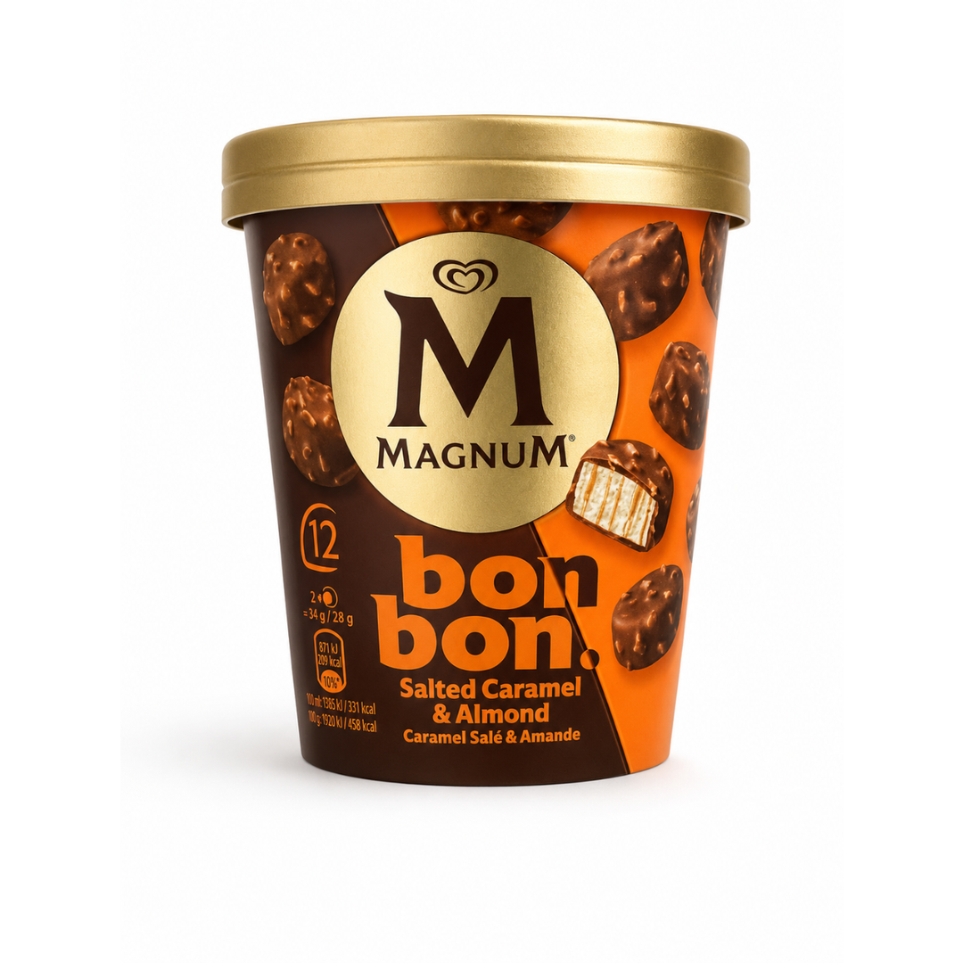 Magnum – Ice Cream Bonbon – Salted Caramel & Almond – 204 ml