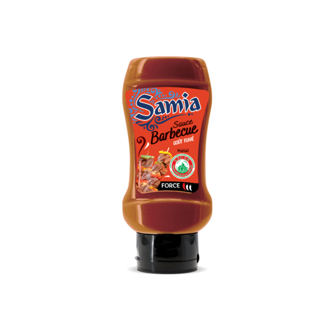 SAMIA – Sauce Barbecue Goût Fumé – 410 g