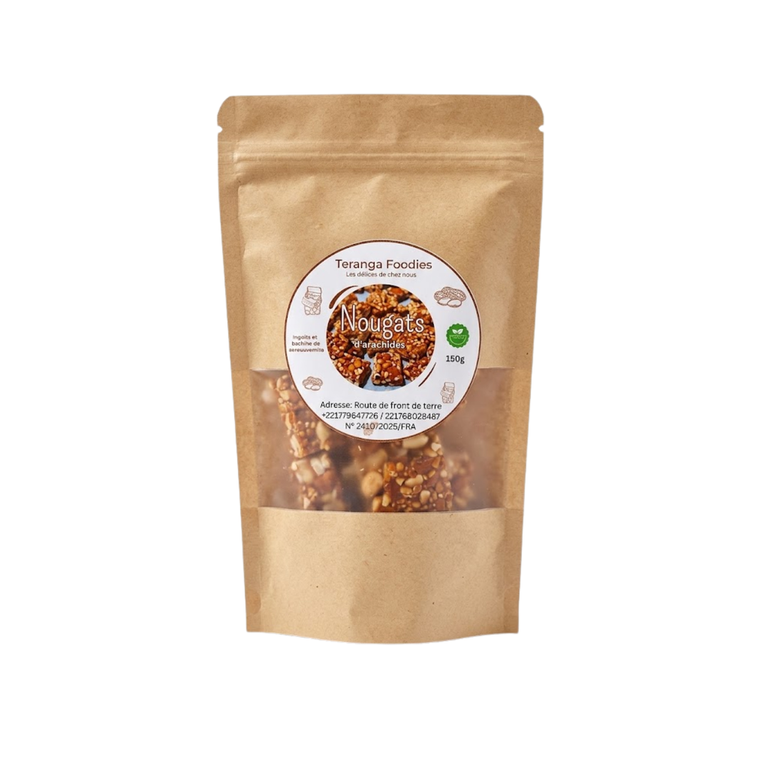 TERANGA FOODIES – Nougats d’Arachide – 150 g