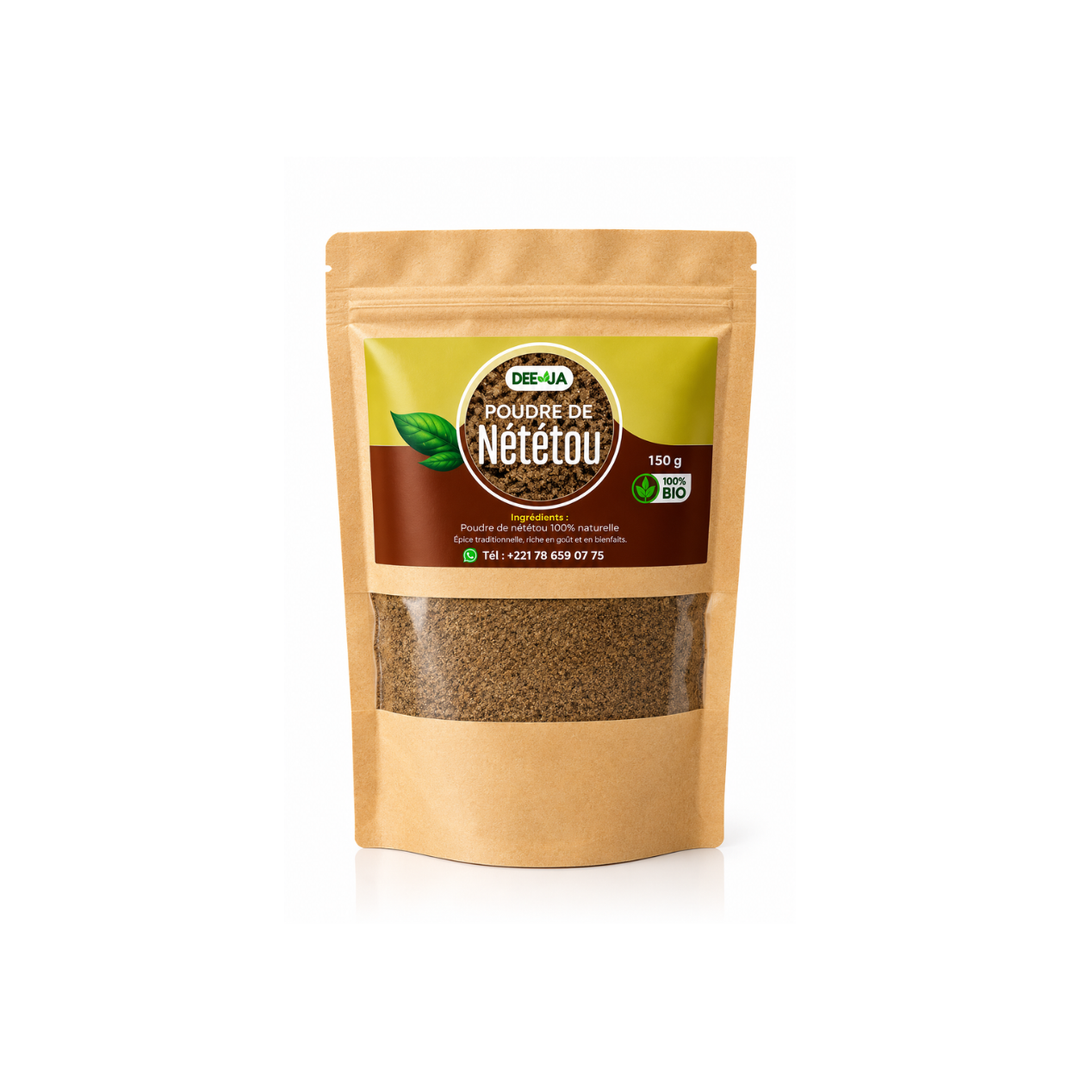 DEEJA – Poudre de Nététou & Mélange de Poisson Séché, Crevettes Séchées et Épices – 150 g
