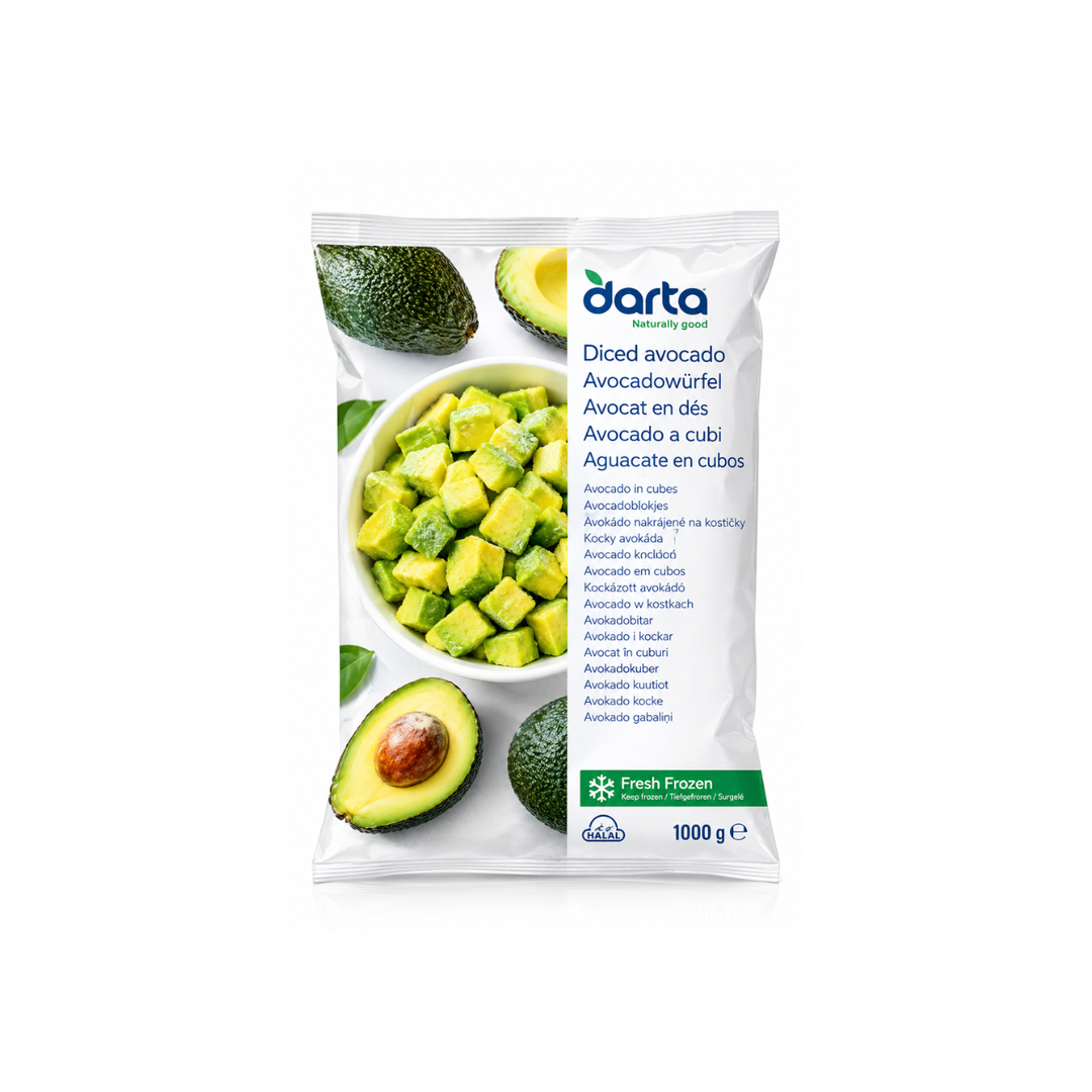 Darta – Avocats Surgelés – 1000 g