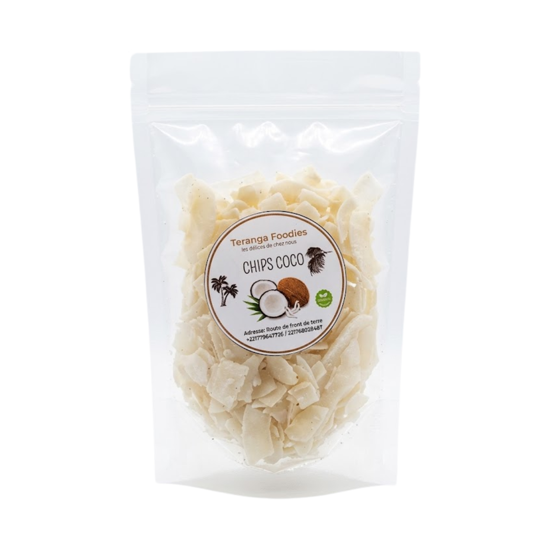 TERANGA FOODIES – Chips Coco Lait – 100 g