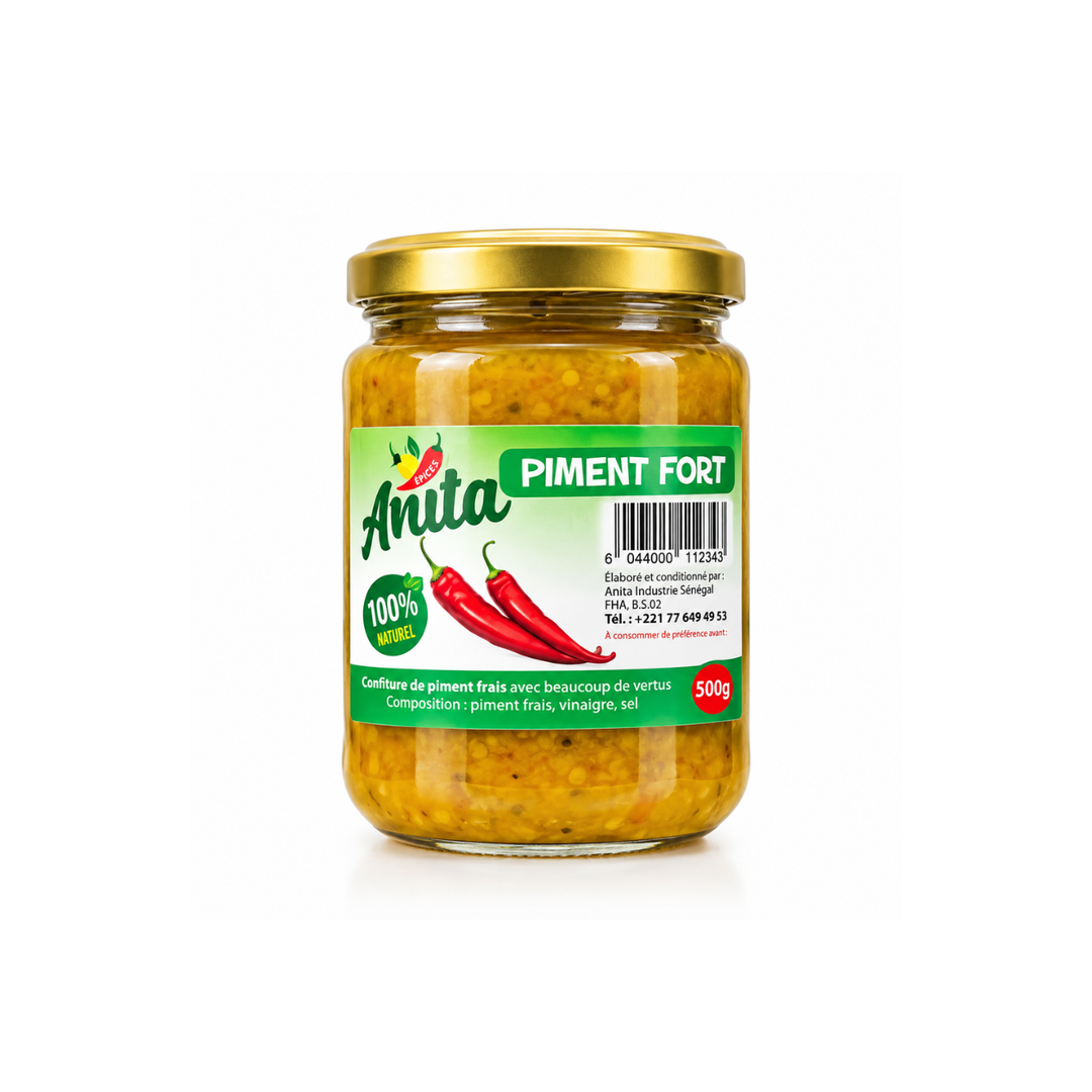 Anita Épices – Piment Fort – 500 g