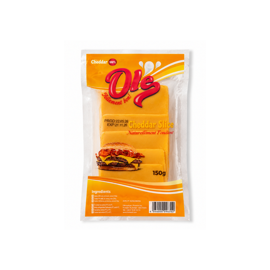 Olé – Cheddar Slice – 150 g