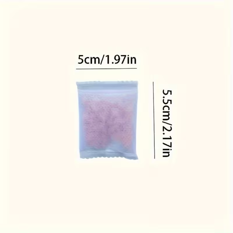 60 Sachets Parfumés à la Rose – Motif Floral Rouge