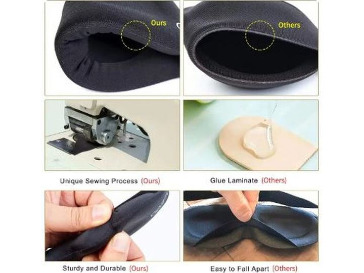 Masque sommeil pour les yeux occultant et ajustable, doux et confortable