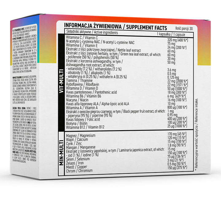 OSTROVIT-VITA&MINÉRAUX Sport 60 capsules-67G