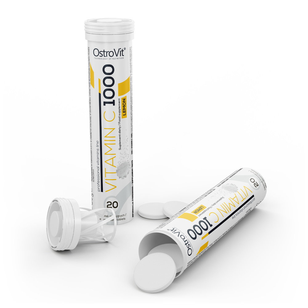 OSTROVIT - Vitamine C saveur citron - 20 comprimés effervescents 1000 mg