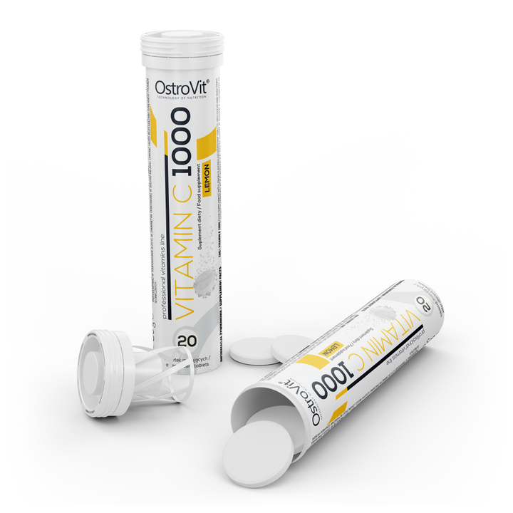 OSTROVIT - Vitamine C saveur citron - 20 comprimés effervescents 1000 mg
