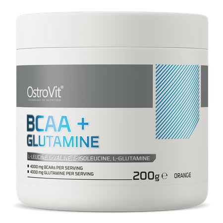 OSTROVIT - BCAA + Glutamine Saveur Orange - 200G