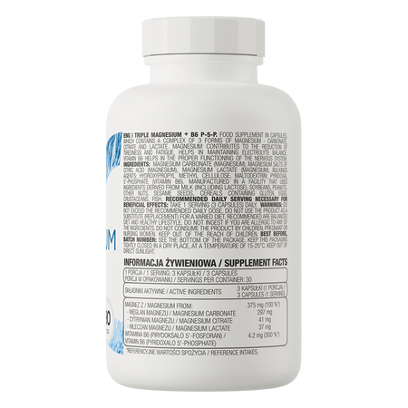 OSTROVIT - Triple Magnesium +B6 P-5-P /90 comprimés