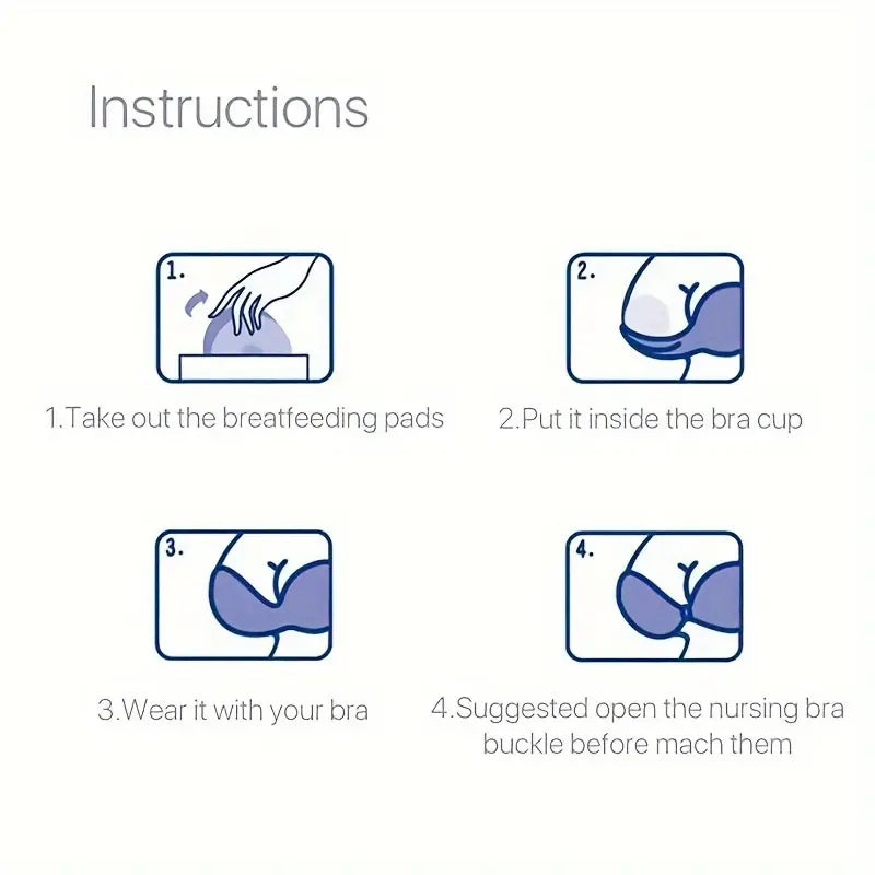 Coussinets de Poitrine Anti-Fuite pour Mères Allaitantes – 20 pcs