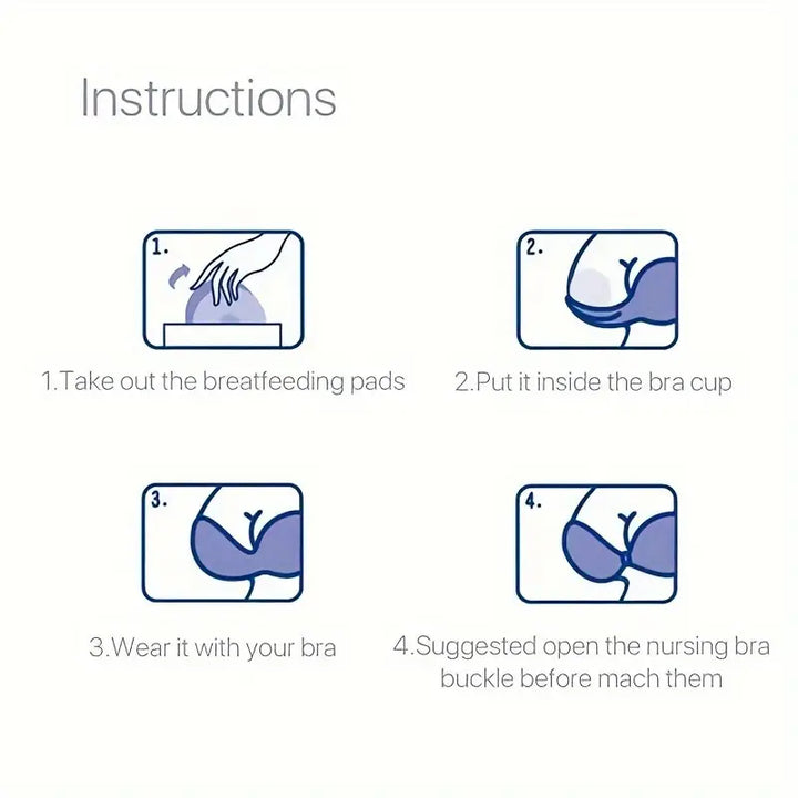 Coussinets de Poitrine Anti-Fuite pour Mères Allaitantes – 20 pcs