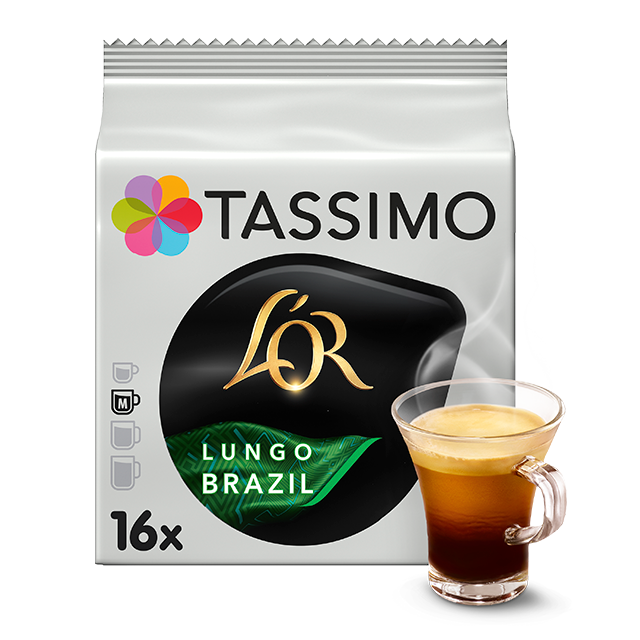 TASSIMO-L'OR Lungo Brazil X16 capsules