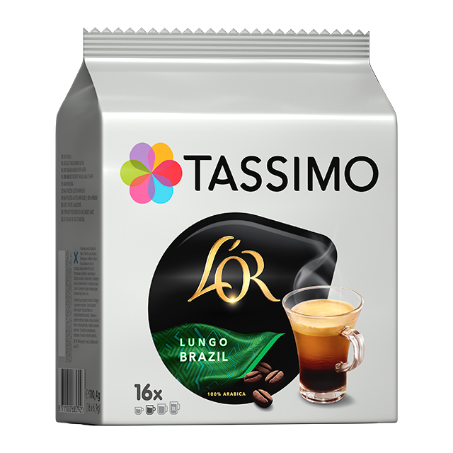 TASSIMO-L'OR Lungo Brazil X16 capsules