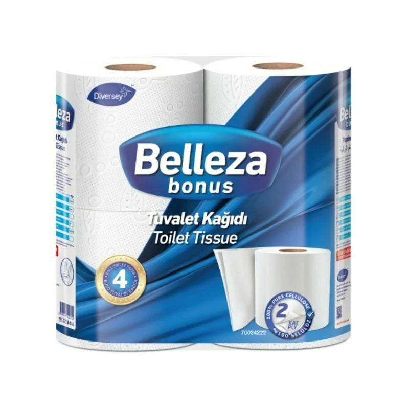 Belleza Bonus – Papier Toilette – 4 Rouleaux